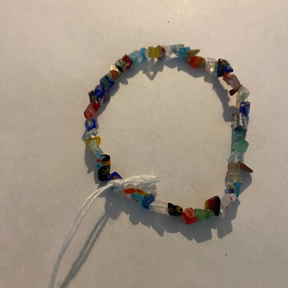 New Multicolored Stone Bracelet/Anklet with Magnetic Clasp